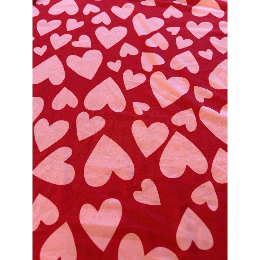 Joyspun S-M Red Heart Print Nightgown Sleepwear coquette cozycore GOOD - Picture 6 of 7